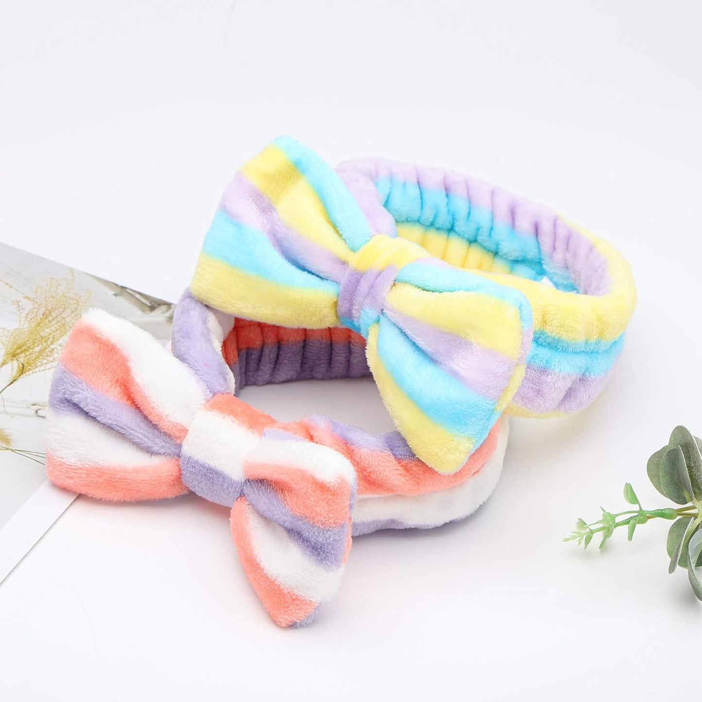 8-Pack Spa Headband, Stocking Stuffers for Women Teen Girls, Mom, Girlfriend, Makeup Headband for Washing Face, Skincare, Spa Gifts Basket Party Supplies