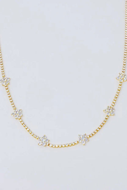 Stella Shiny Flower Necklace