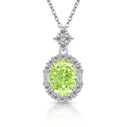 Sparkling Ice Flower Cut Zircon Necklace 925 Sterling Silver Collarbone Chain Ladies Wedding Gorgeous Jewelry