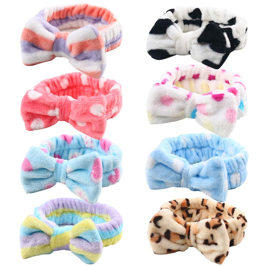 8-Pack Spa Headband, Stocking Stuffers for Women Teen Girls, Mom, Girlfriend, Makeup Headband for Washing Face, Skincare, Spa Gifts Basket Party Supplies