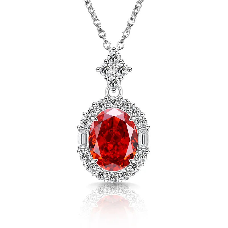 Sparkling Ice Flower Cut Zircon Necklace 925 Sterling Silver Collarbone Chain Ladies Wedding Gorgeous Jewelry